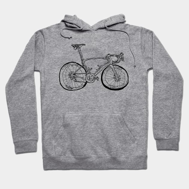 S-Works Bicycle Drawing Hoodie by eVrydayART